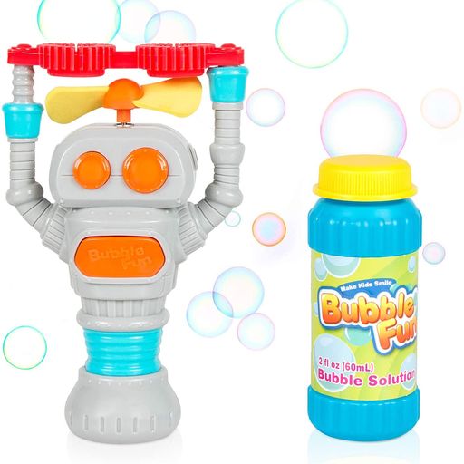 P.Joy Bubble Mini Robot B/O 2Oz-P.JOY