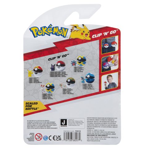 Pokemon Clip N Go 6Asst-Pokemon