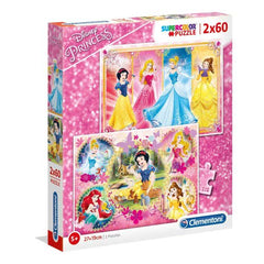 Clem. Puzzle Disney Princess 2X60Pcs