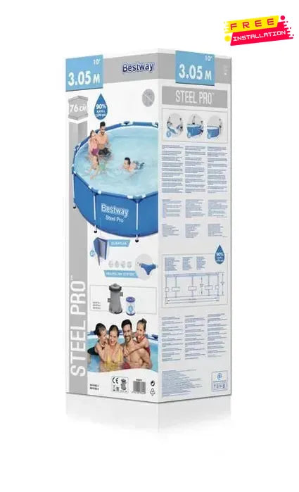 Bestway Poolset Steelpro 305X76Cm C.4-SWIMMING POOL-Bestway-