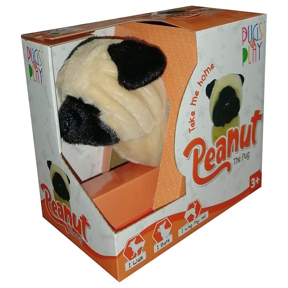 Pugs At Play Walking Pug 6.5 B/O - Plush Toys - STRIDE - Shop in Bahrain