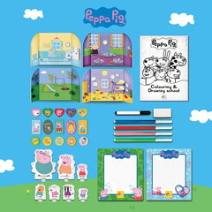 PEPPA PIG BACKPACK COLOURING AND DRAWING SCHOOL