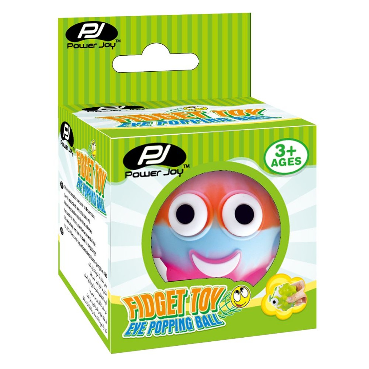P.Joy Fidget Toy Eye Popping Ball 2Asst-FAMILY GAMES-P.JOY-