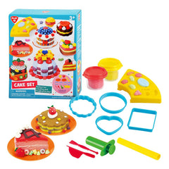 Cake Set (Dough Included)-Slime & Dough-Play Go-4892401083067
