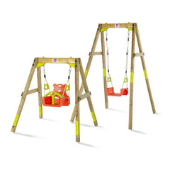 Plum® Wooden Growing Swing Set