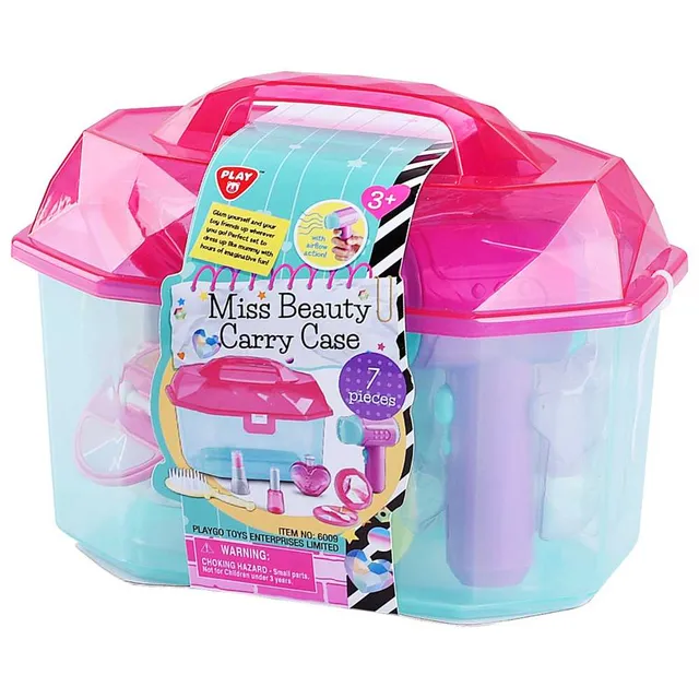 PLAYGO MISS BEAUTY CARRY CASE B/O - 7 PCS by Play Go for kids - cars