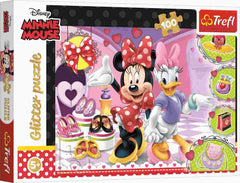 Puzzles - "100 Glitter" - Minnie and trinkets / Disney Minnie