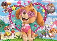 Puzzles - "100 Glitter" - In the glow of Skye / Viacom Paw Patrol