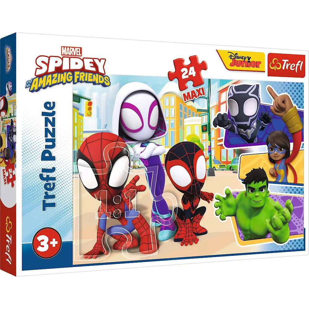 Puzzles - "24 Maxi" - Spidey and his friends / Spidey and his amazing friends