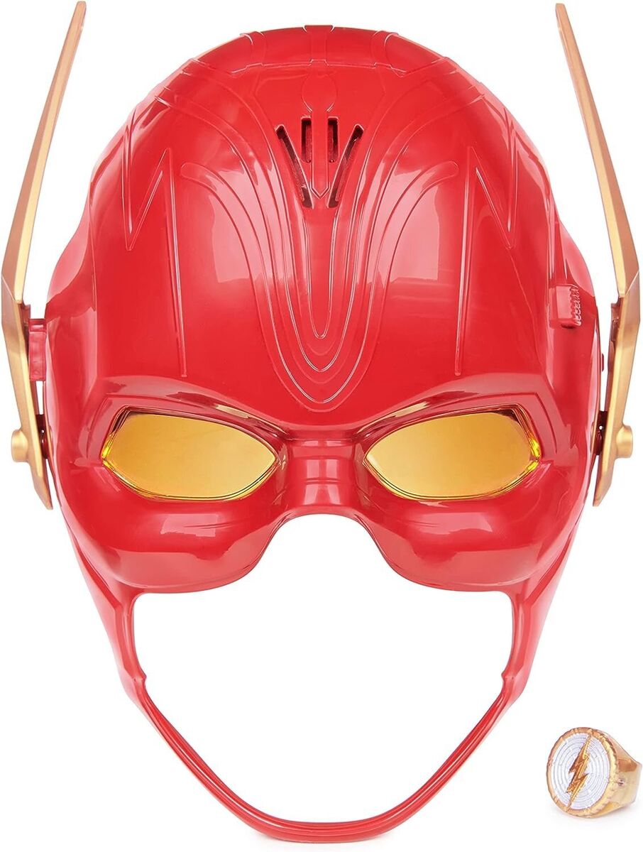 Dc Flash Movie Mask&Ring W/Lights&Sounds-ACTION FIGURES & PLAYSETS-DC The Flash-778988436073