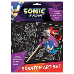 Sonic Scratch Art Set-Sonic Prime-9781788246101