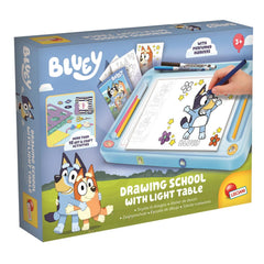 BLUEY DRAWING SCHOOL WITH LIGHT TABLE
