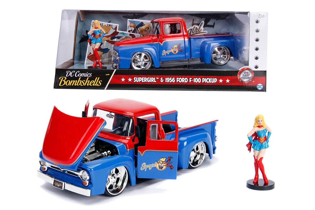 Dc Comics Bombshells 1956 Ford F100 1:24-JADA-4006333065330