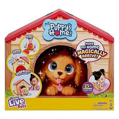 Ll Flat Pk Puppy - Blonde/Brown-Little Live Pets-630996264775