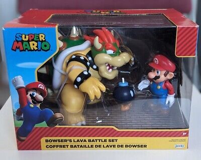 Nintendo Mario Vs. Bowser Diorama Set-ACTION FIGURES & PLAYSETS-World of Nintendo-39897645124
