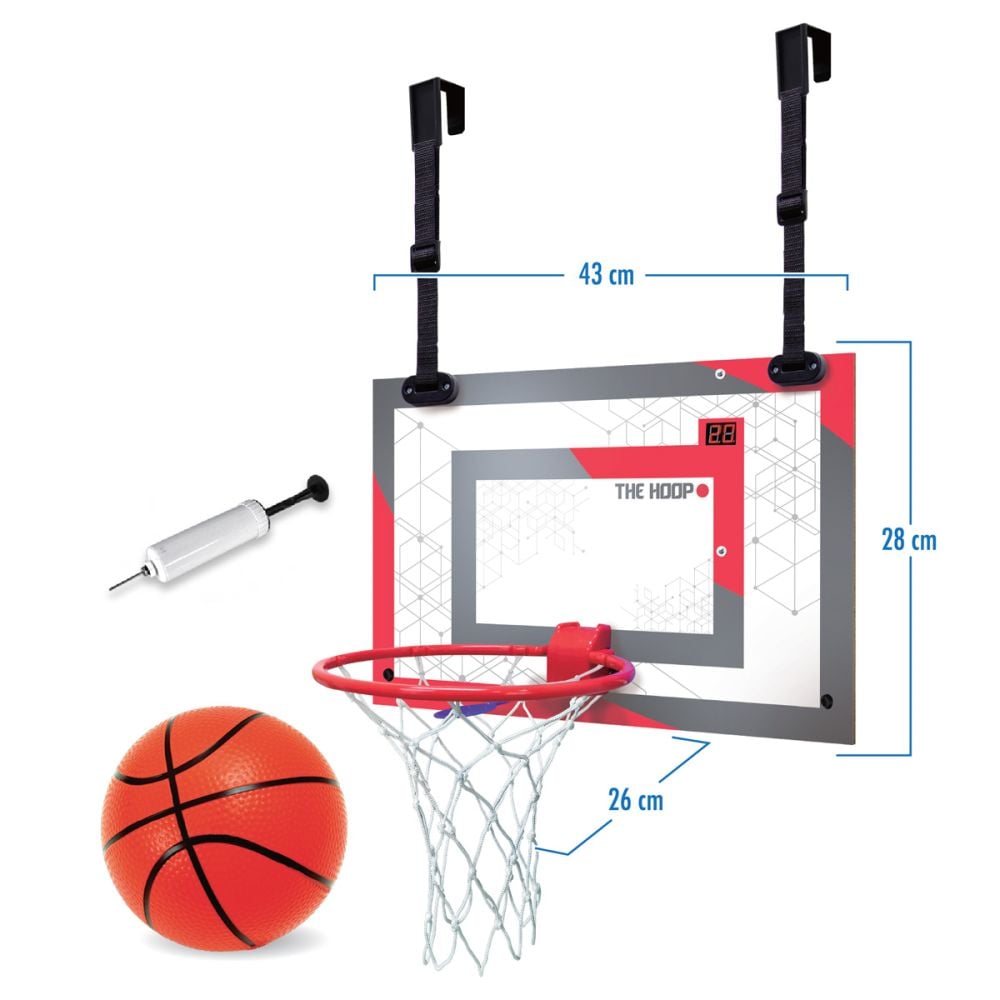 Electronic Basketball Set (Board 17 Inch)
3 x AAA Batteries (Not Included Battery) (Modify Box Size 44x29x7.0cm)