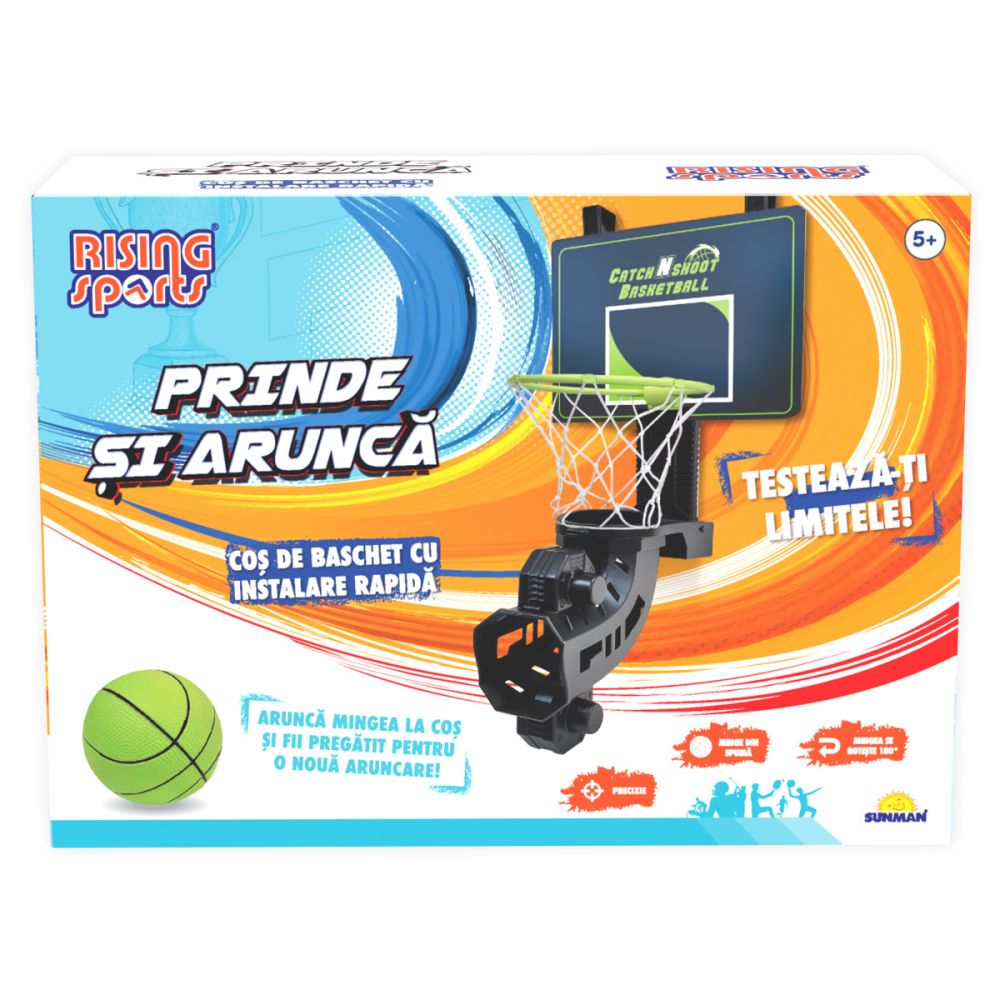 Catch & Shoot Basketball
4 X C Size Batteries Required. ( Battery Not Included )-Hostful-4893431697354