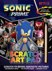 Sonic Scratch Art Pad-Sonic Prime-9781788246033