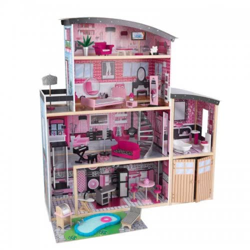 Kidkraft Sparkle Mansion Dollhouse-Kidkraft-706943658260