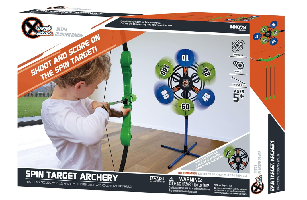 Spin Target Archery
3 X Aaa Batteries (Not Included Battery)-Hostful-4893431229524