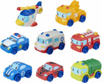 Teamsterz Tiny Teamsterz Beep and Go 2 Pack (4 Assorted)