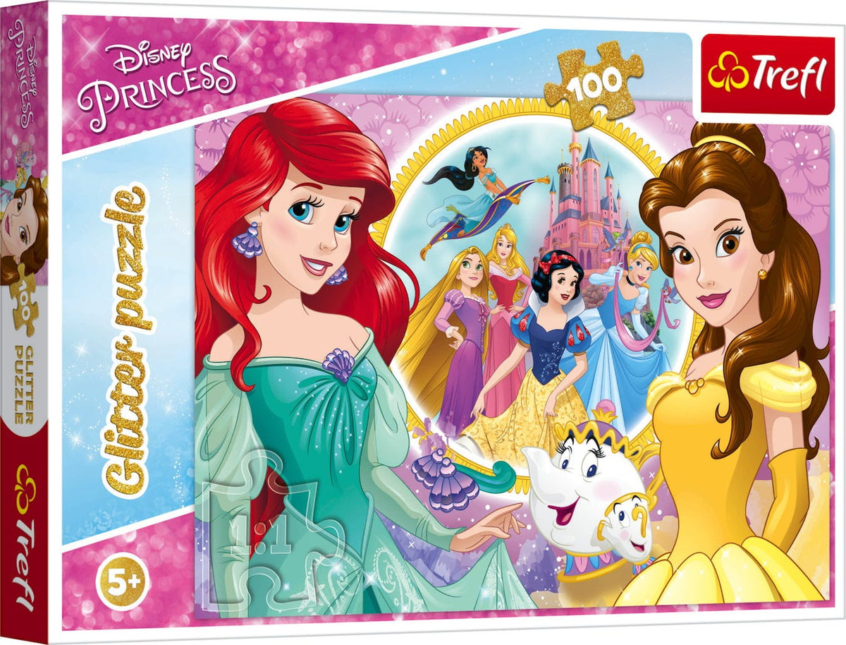Puzzles - "100 Glitter" - Memories of Bella and Ariel / Disney Princess
