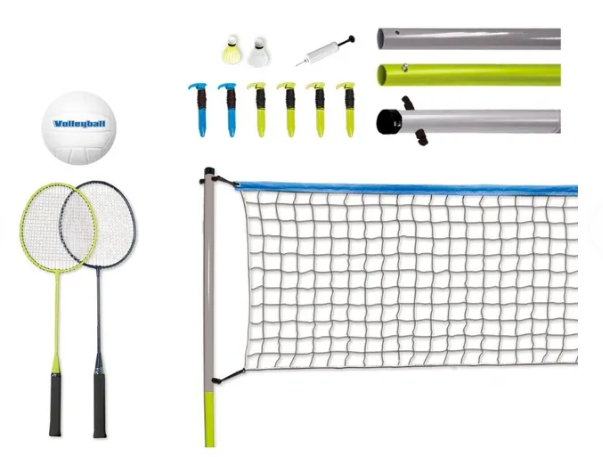 Volleyball And Badminton Play Set-Hostful-4893431773010