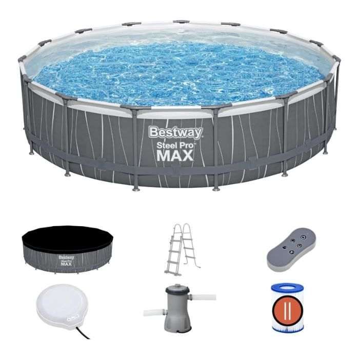 Bestway Poolset Steelpro Max Led 457X107