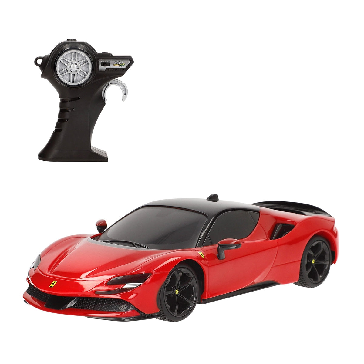 1:24 RC Premium  - Ferrari SF90 Stradaie - 2.4 GHz (USB rechargeable) 35M control range, 45 Min charge time, pistol controller