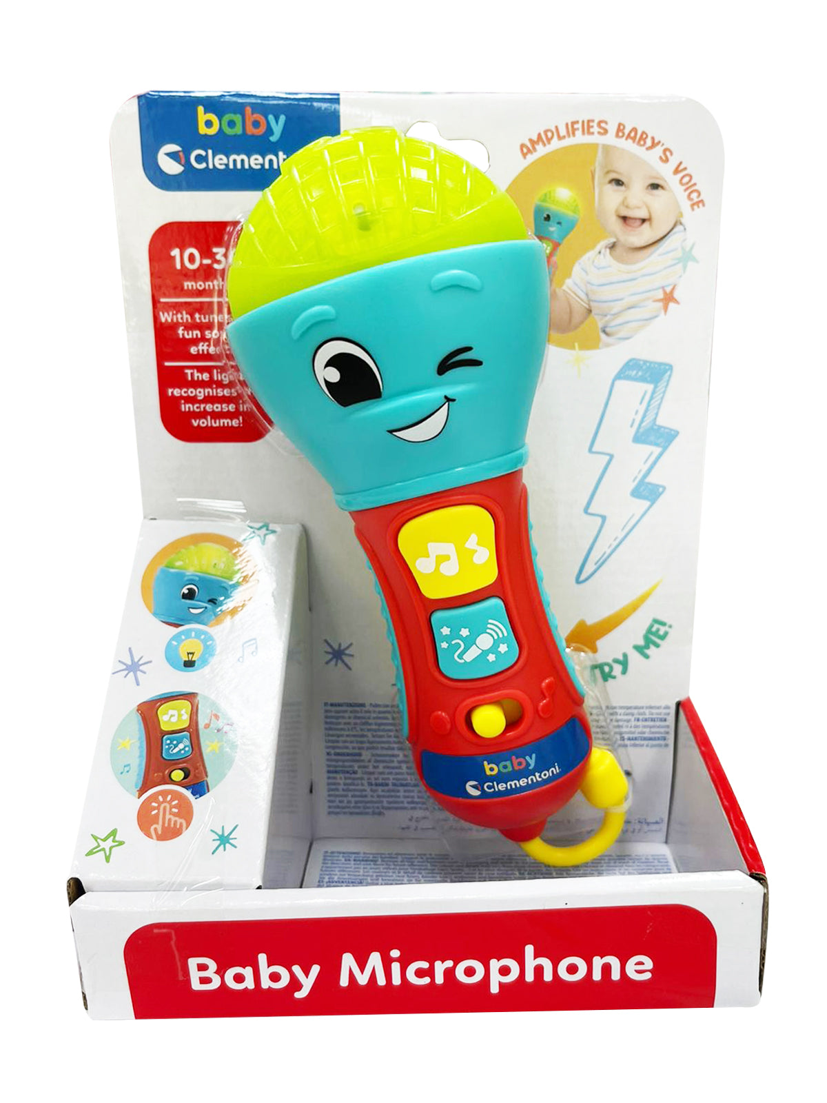 CLEMENTONI BABY MICROPHONE B/O Default Title