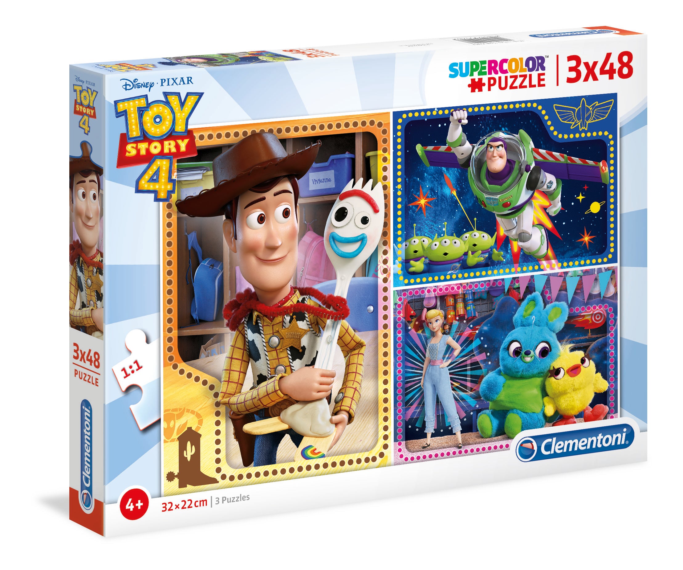 CLEM. PUZZLE DISNEY TOYSTORY 4 3X48PCS Default Title