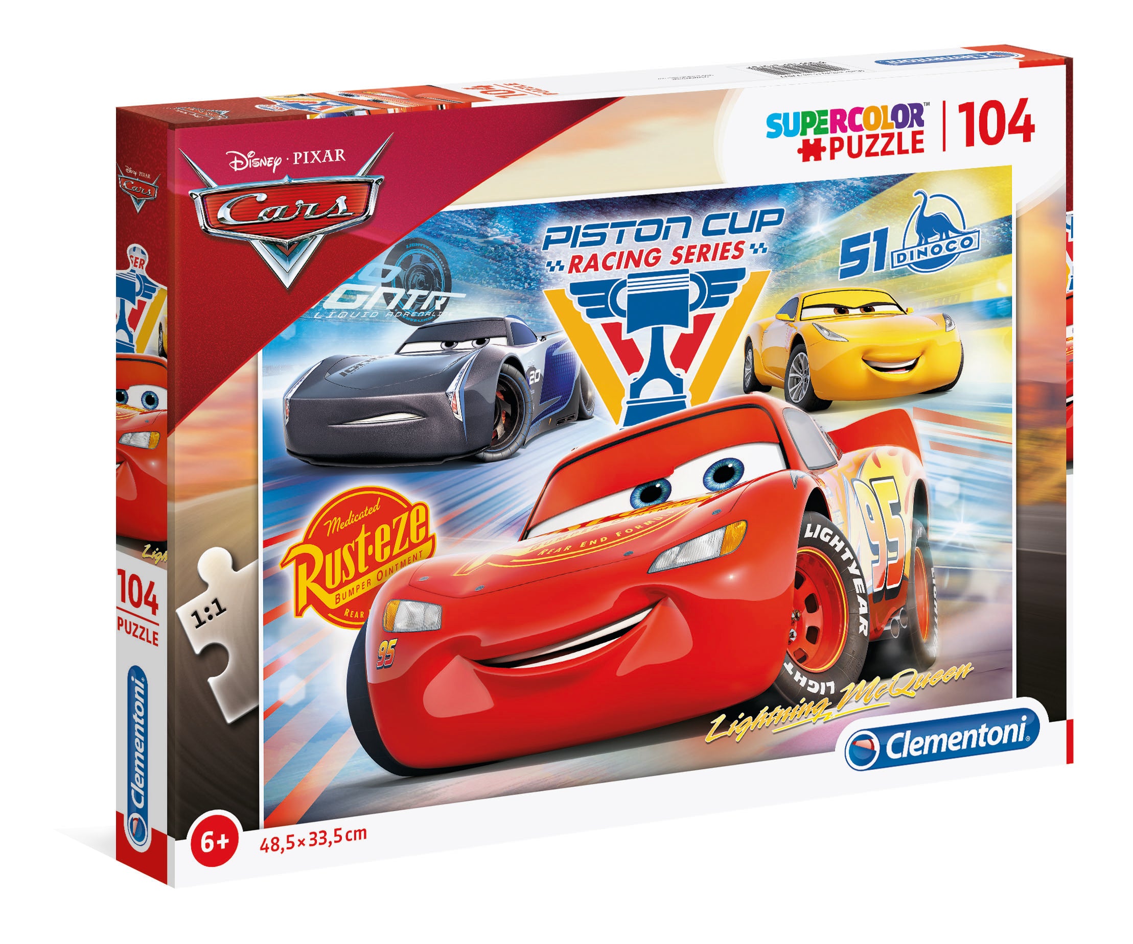 CLEM. PUZZLE DISNEY CARS 3 104PCS Default Title