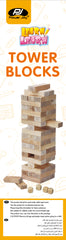 P.JOY WOODEN TOWER BLOCKS 54PCS 4DICES Default Title