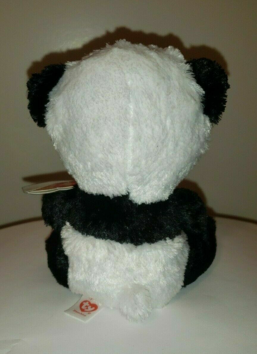 BEANIE BOOS PANDA BAMBOO BLCK&WHT REG 6" Default Title