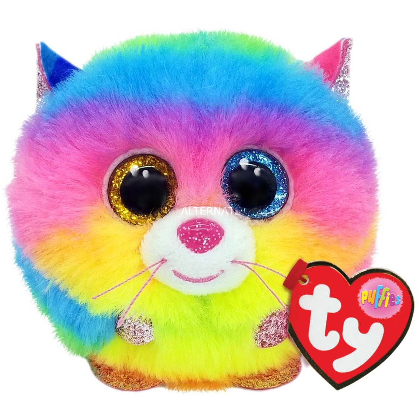 TY PUFFIES CAT GIZMO RAINBOW Default Title