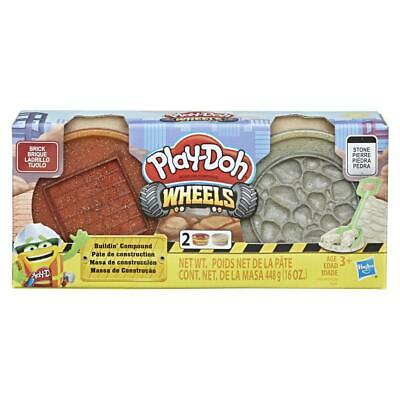 Hasbro Play-Doh Buildin' Compound Asst - Wheels Gravel-HASBRO LICENSED PLAYDOH