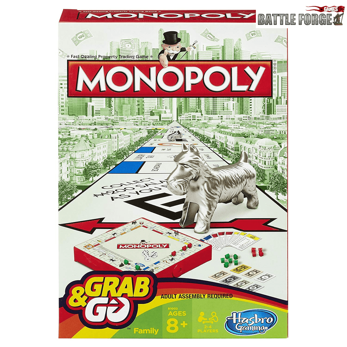 Hasbro Gaming Monopoly Grab And Go-MONOPOLY