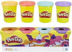 Hasbro Play-Doh Creative Pack Orange Pink Light Blue And Purple-HASBRO LICENSED PLAYDOH