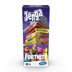 Hasbro Gaming Jenga Fortnite Edition Wooden Block Stacking Tower Game-HASBRO