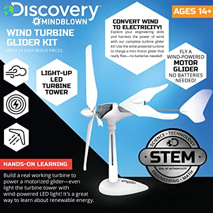 Discovery Discovery Kids Diy Wind Turbine Glider Kit-Discovery