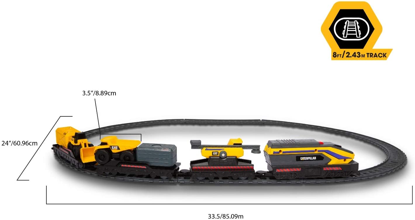 CAT LITTLE MACHNE POWER TRUCK TRAIN SET Default Title