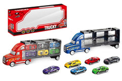 P.JOY VROOM TRUCKY WITH 6 PCS DIE CAST Default Title