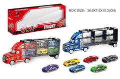 P.JOY VROOM TRUCKY WITH 6 PCS DIE CAST Default Title