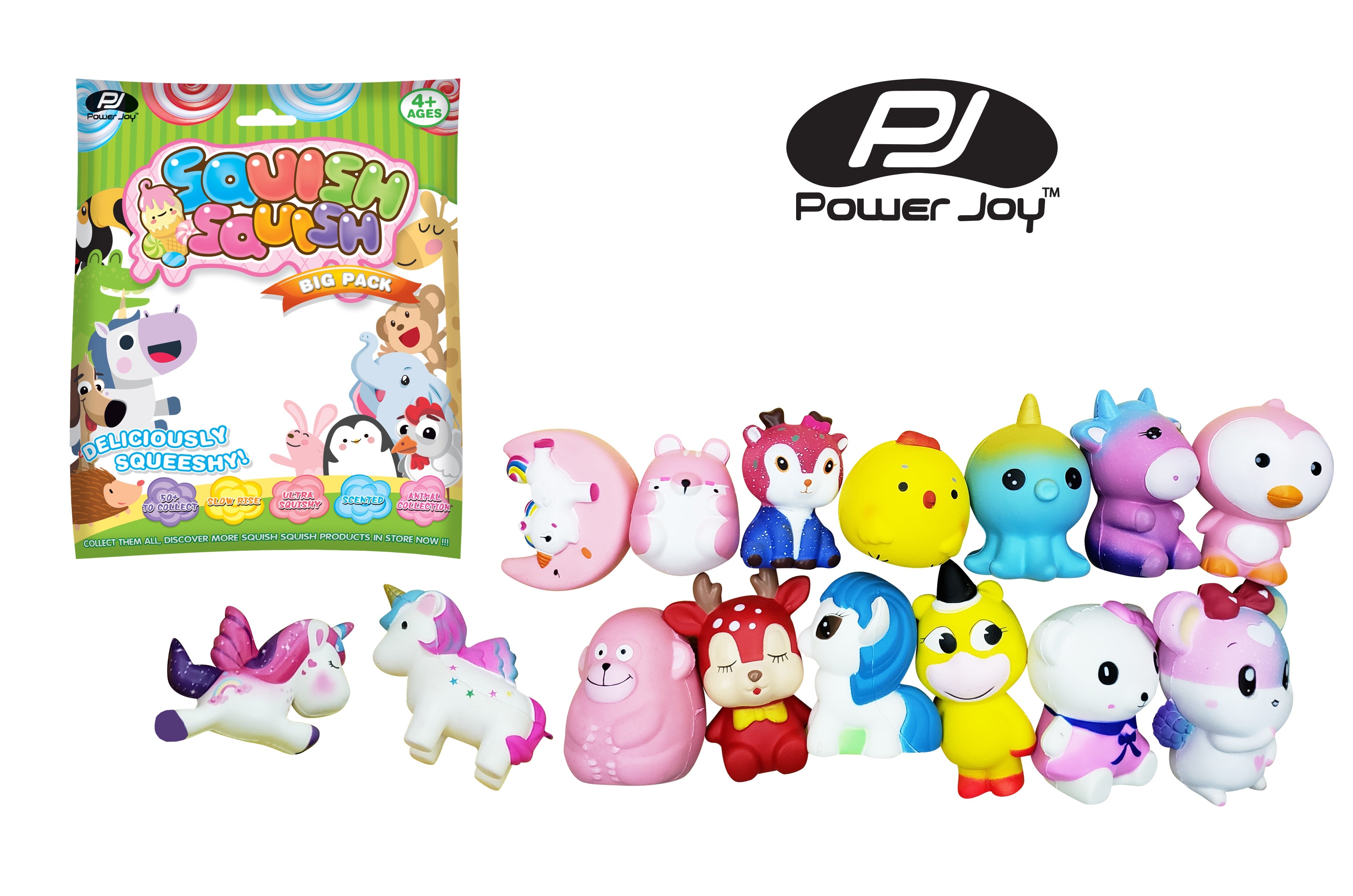 P.JOY SQUISH SQUISH ANIMAL BIG PACK WOC Default Title