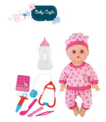 P.JOY BABY CAYLA DOCTOR SET 12"30CM B/O Default Title