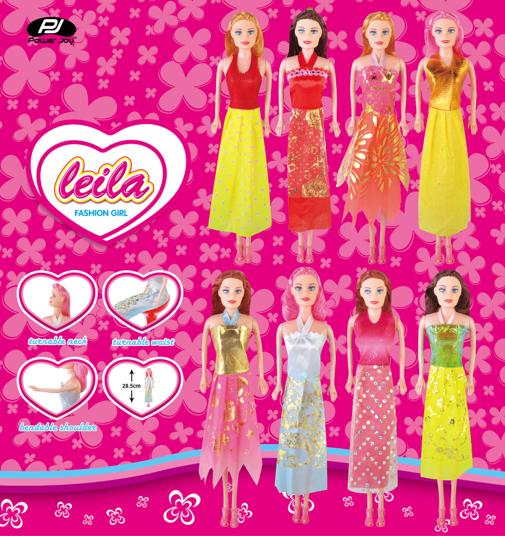 P.JOY LEILA FASHION DOLL 4IN1 ASST Default Title