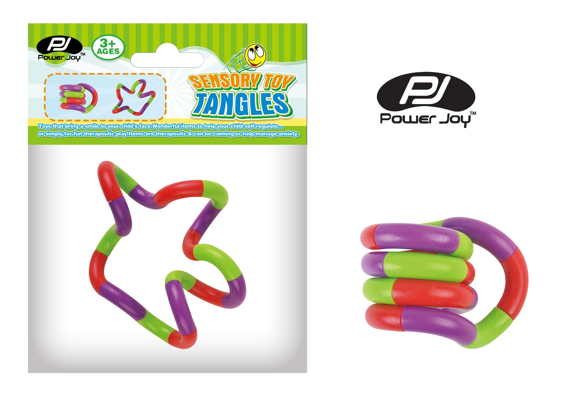 P.JOY SENSORY TOY TANGLES 36CM Default Title