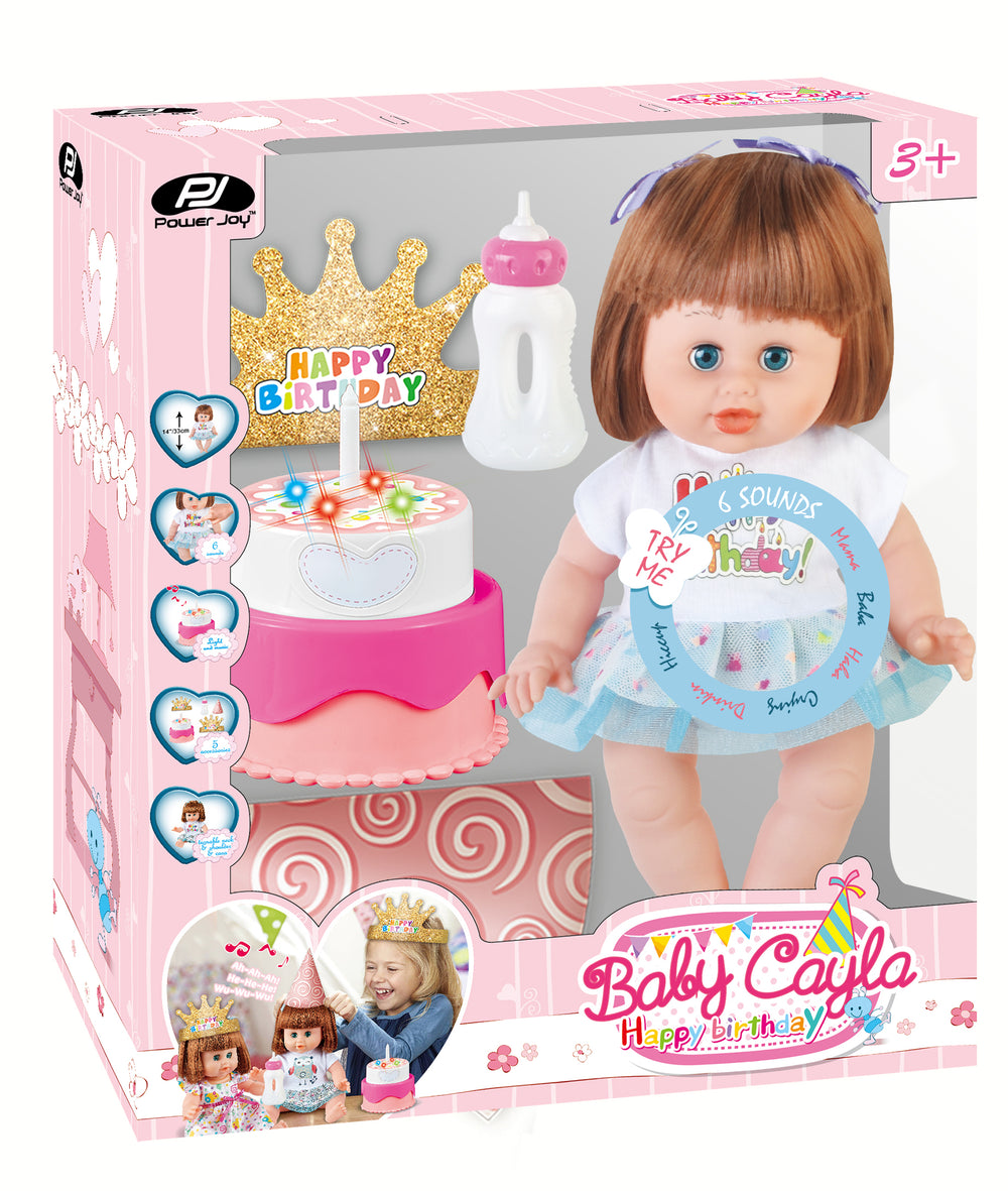 P.JOY BABY CAYLA HAPPY BIRTHDAY 14 B/O Default Title