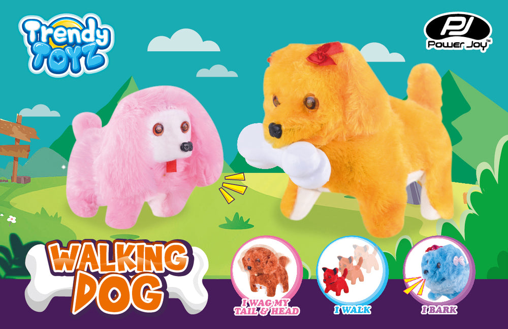 P.JOY TRENDY WALKING DOG L&S B/O Default Title
