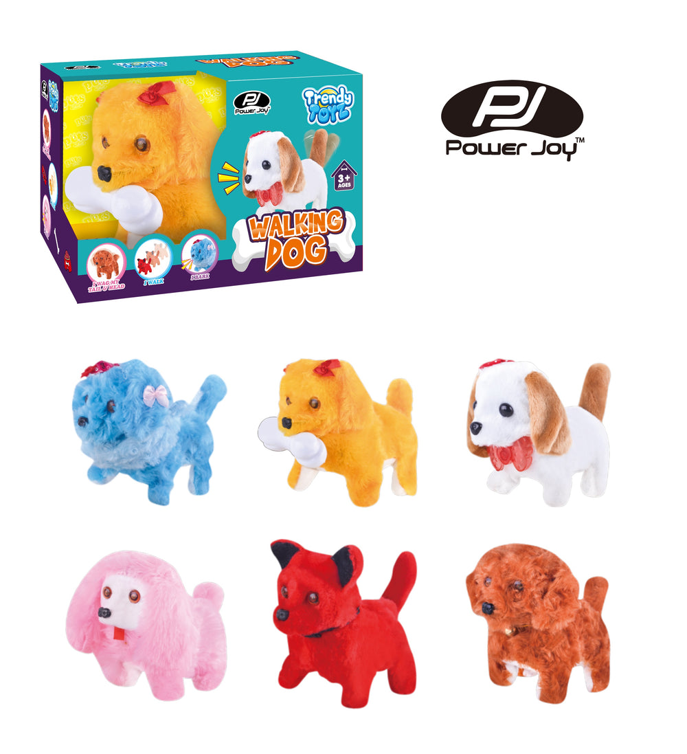 P.Joy Trendy Walking Dog L&S B/O - Plush Toys - P.JOY - Shop in Bahrain